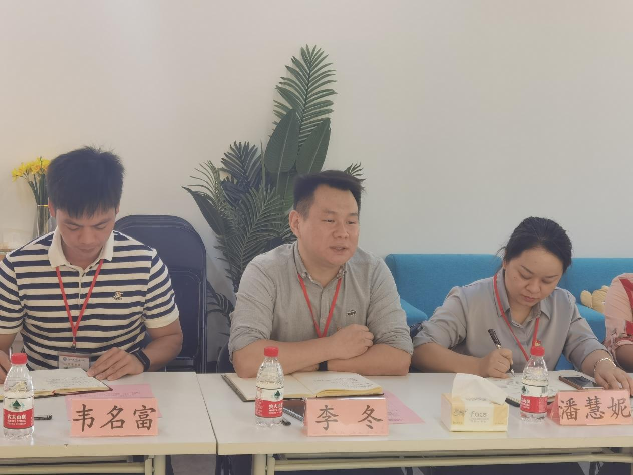 廣西國商院智能與信息工程學(xué)院李東副書記發(fā)言